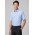 Euro Mens Short Sleeve Shirt - Blue