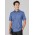 Oasis Mens Short Sleeve Shirt - Mid Blue