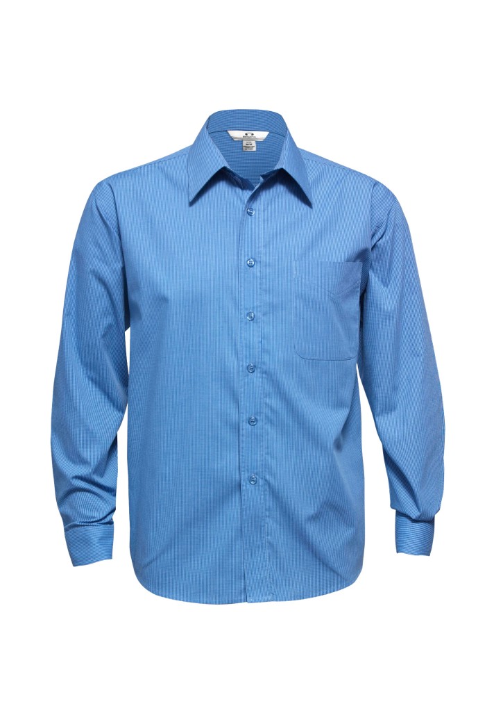 Micro Mens Check Long Sleeve Shirt