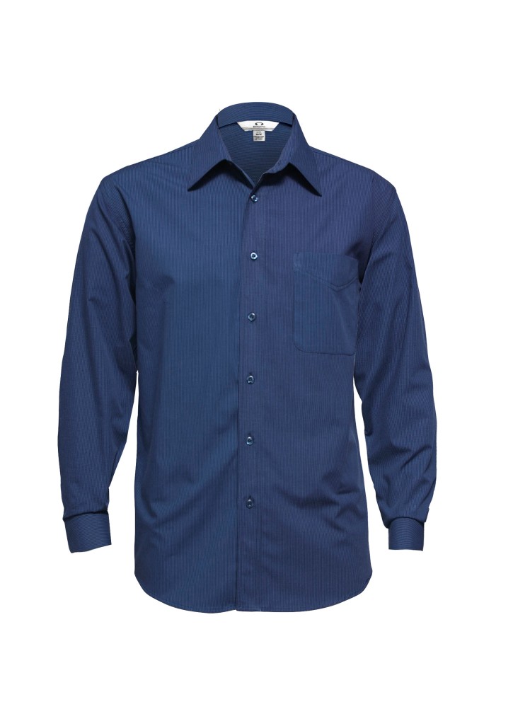 Micro Mens Check Long Sleeve Shirt