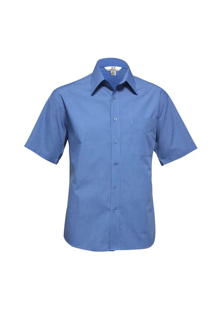 Mens Micro Check Short Sleeve Shirt Mens Micro Check Short Sleeve Shirt