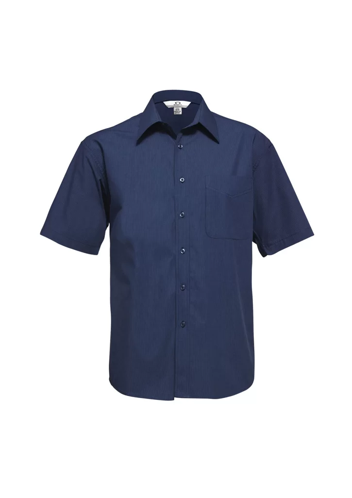 Mens Micro Check Short Sleeve Shirt Mens Micro Check Short Sleeve Shirt