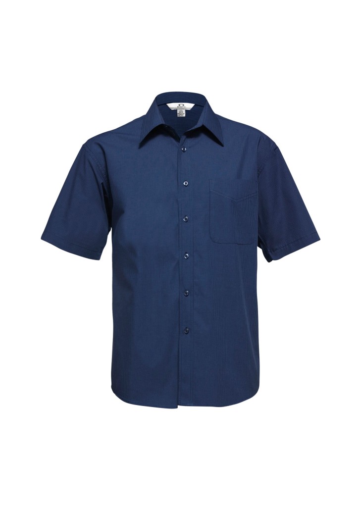 Micro Mens Check Short Sleeve Shirt