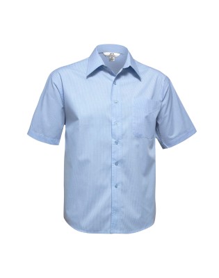 Micro Mens Check Short Sleeve Shirt