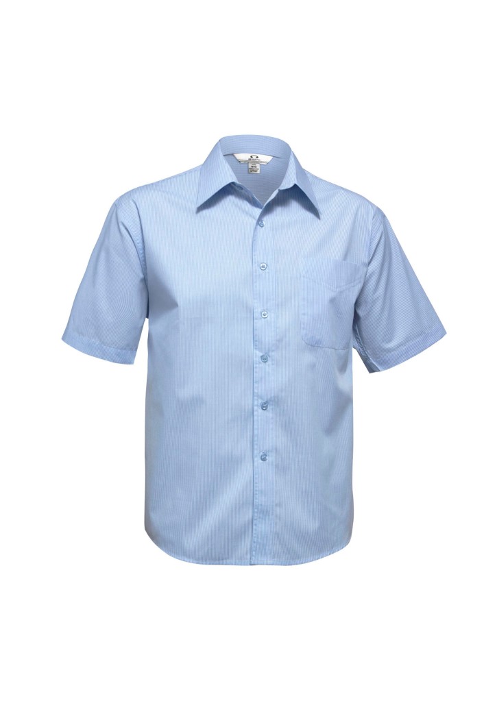 Micro Mens Check Short Sleeve Shirt
