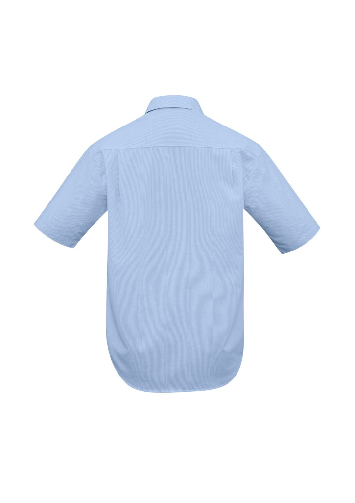 Micro Mens Check Short Sleeve Shirt