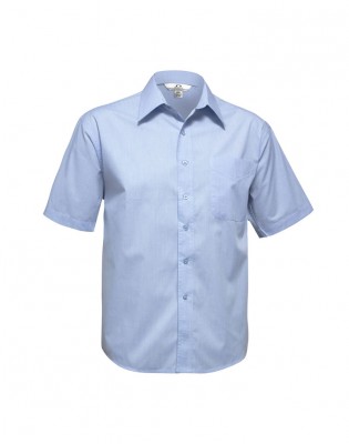Mens Micro Check Short Sleeve Shirt
