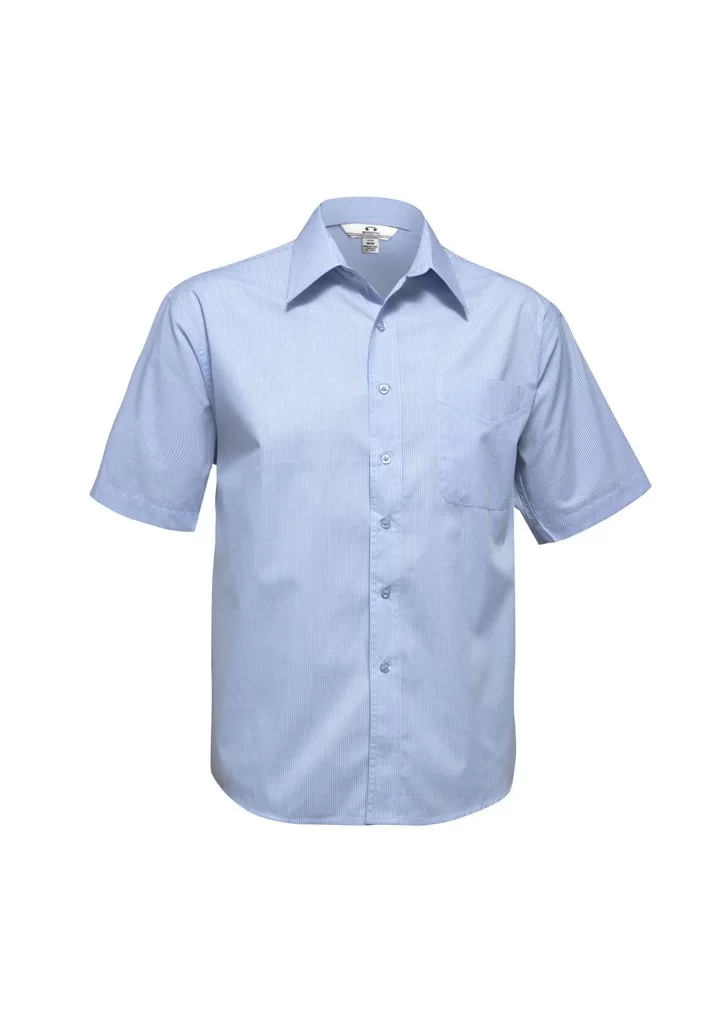 Mens Micro Check Short Sleeve Shirt Mens Micro Check Short Sleeve Shirt