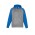Kids Hype Two-Toned Hoodie - Grey Marle/Royal