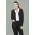 Womens Button Front Knit Cardigan - Charcoal