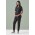 Womens Riley Stretch Scrub Top - Black