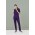 Womens Riley Stretch Scrub Top - Purple