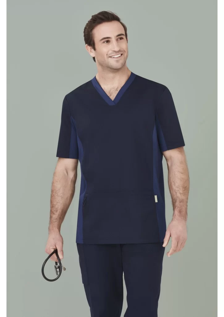 Mens Riley Stretch Scrub Top Mens Riley Stretch Scrub Top