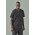 Mens Tokyo Scrub Top - Charcoal