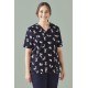 Womens Printed Best Friends Scrub Top