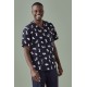 Mens Printed Best Friends Scrub Top