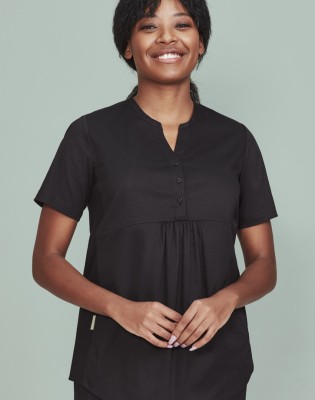 Womens Rose Tunic Scrub Top