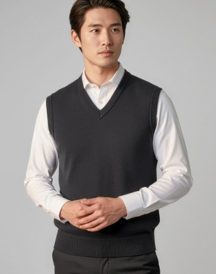 Woolmix Mens Knit Vest