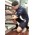 Mens Striker Short Sleeve Polo - Navy/White