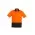 Unisex Hi Vis Basic Short Sleeve Polo - Orange/Black