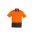 Unisex Hi Vis Basic Short Sleeve Polo - Orange/Charcoal