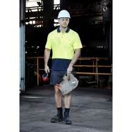 Unisex Hi Vis Basic Short Sleeve Polo