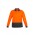 Unisex Hi Vis Basic Long Sleeve Polo - Orange/Charcoal