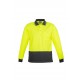 Unisex Hi Vis Basic Long Sleeve Polo