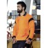 Mens Hi Vis Aztec Long Sleeve Polo