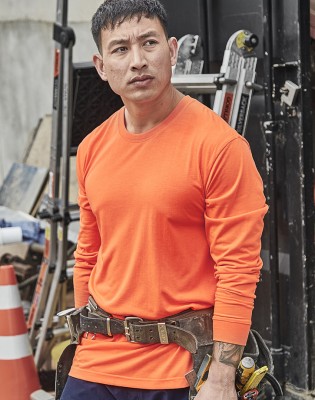 Mens Hi Vis Long Sleeve Tee
