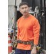 Mens Hi Vis Long Sleeve Tee
