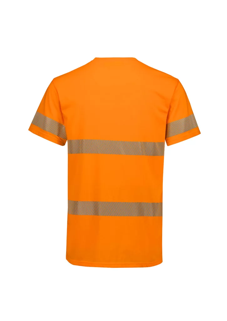 Mens Hi Vis Segmented Tape Cotton Tee Shirt Mens Hi Vis Segmented Tape Cotton Tee Shirt