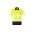 Unisex Hi Vis Segmented Tape Short Sleeve Polo - Yellow/Navy
