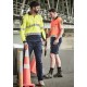 Mens Hi Vis Flux Segmented Tape Long Sleeve Polo