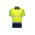 Mens Hi Vis Flux Segmented Tape Short Sleeve Polo - Yellow/Navy