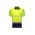 Mens Hi Vis Flux Segmented Tape Short Sleeve Polo - Yellow/Navy