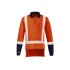 Mens Orange Flame TTMC-W23 X Back Taped Polo