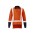 Mens Orange Flame TTMC-W23 X Back Taped Polo - Orange/Navy