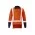 Mens Orange Flame TTMC-W23 X Back Taped Polo - Orange/Navy