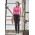 Womens Hi Vis Basic Short Sleeve Polo - Pink/Navy