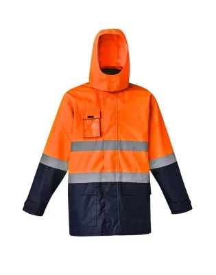 Mens Hi Vis Basic 4 In 1 Waterproof Jacket
