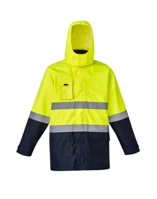 Mens Hi Vis Basic 4 In 1 Waterproof Jacket