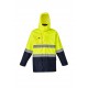 Mens Hi Vis Basic 4 In 1 Waterproof Jacket