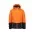 Unisex Streetworx Hooded Puffer Jacket - Orange/Navy