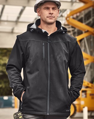 Unisex Streetworx 2 In 1 Stretch Softshell Jacket
