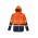 Unisex Streetworx 2 In 1 Stretch Softshell Jacket - Orange/Navy