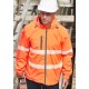 Unisex Super Light Segmented Tape Packable Rain Jacket