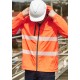 Unisex Super Light Segmented Tape Packable Rain Jacket