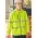 Unisex Super Light Segmented Tape Packable Rain Jacket - Yellow