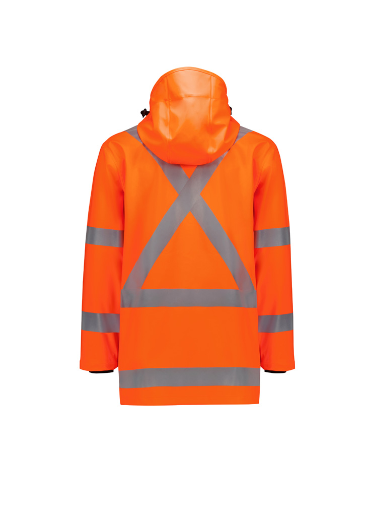 Mens TTMC-W23 Hi Vis X Back Heavy Duty Waterproof Jacket